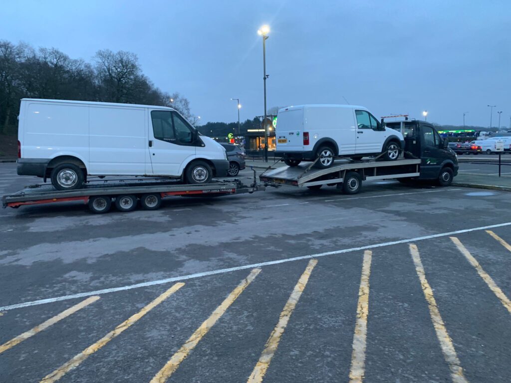 van recovery service